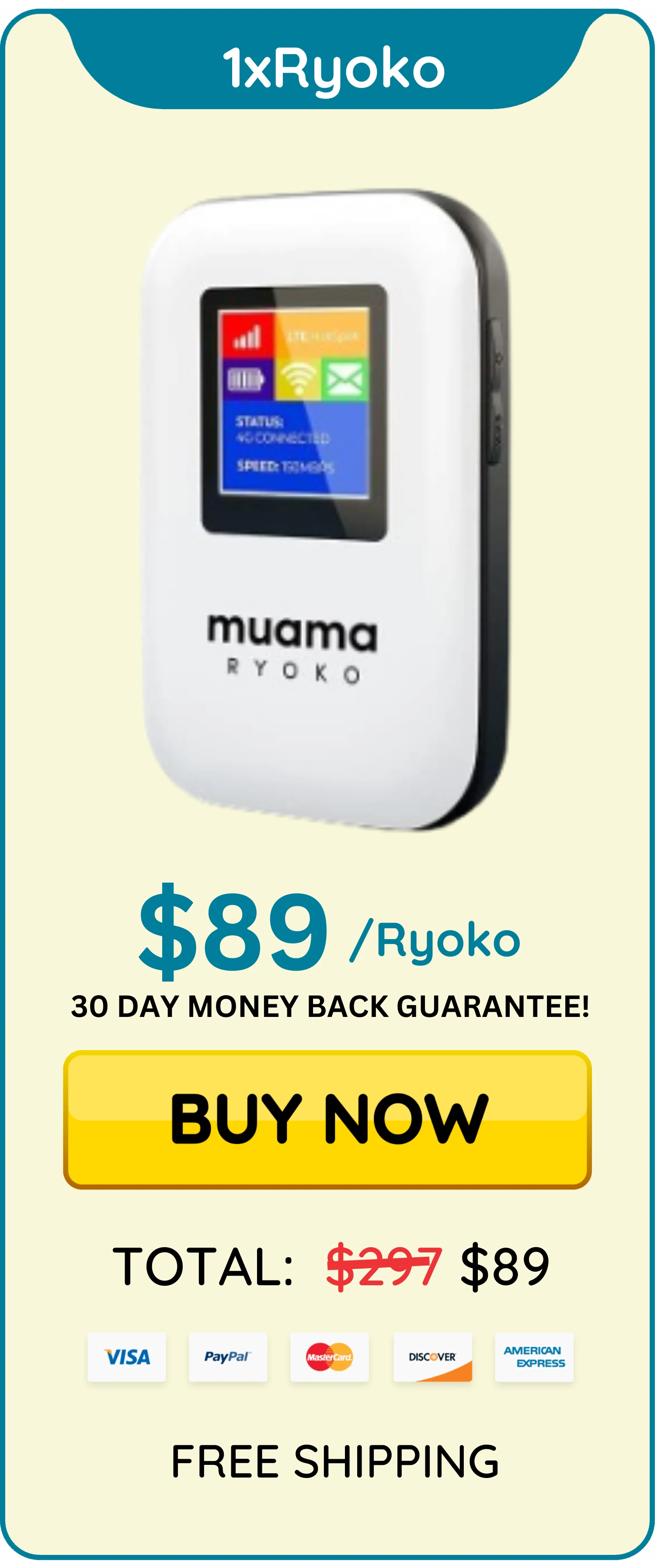 Muama ryoko package 1